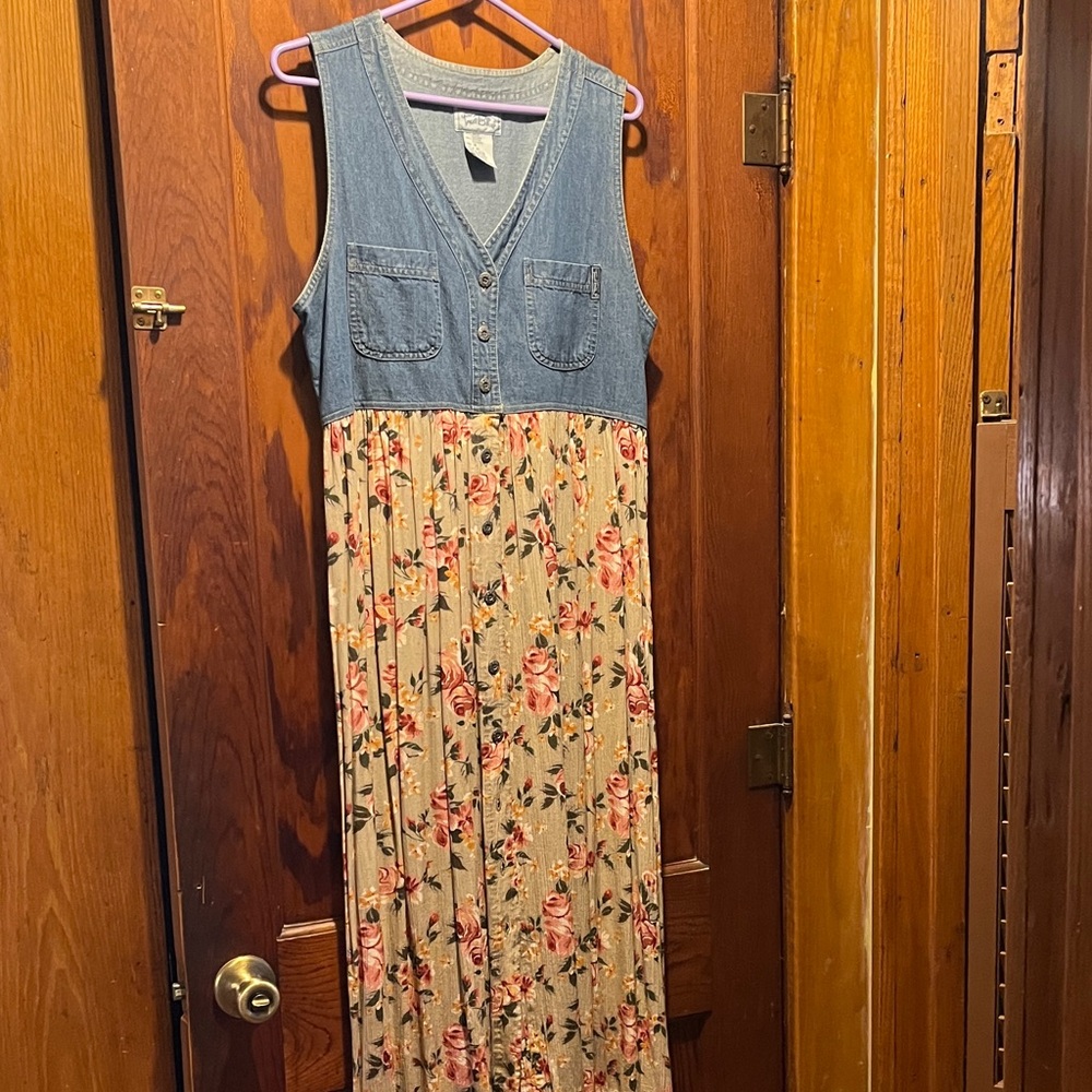 True Blue Vintage Dress - Picture 6 of 7